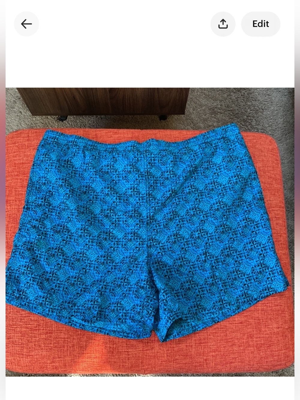 VTG 80’s 90’s Abstract Mens Swimsuit Bathing Swim Suit Shorts
